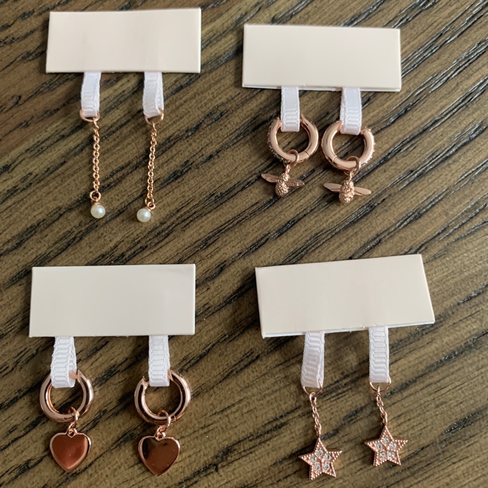 Olivia Burton Huggie Hoop earring set